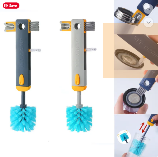 4-in-1 Bottle Gap Cleaner Brush – Multi-Purpose Cleaning Tool