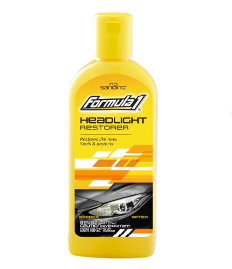 Headlight Restorer (237ml) – Restore Clarity & Shine to Faded Headlights
