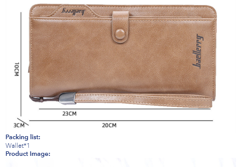 Men’s Retro Leather Phone Wallet – Crossbody with Card Slots