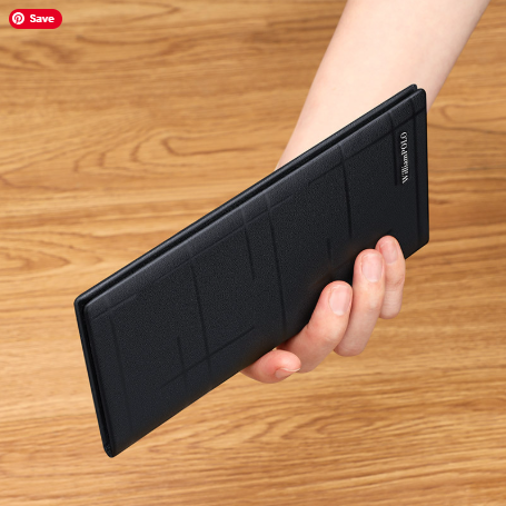 Men’s Genuine Cowhide Leather Wallet with Multiple Card Slots – Slim, Durable & Stylish