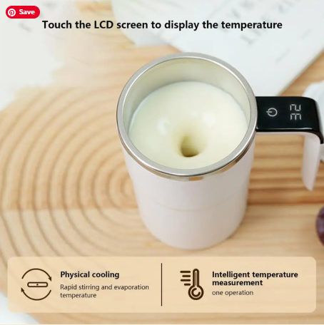 Electric Self-Stirring USB Mug | Waterproof & Rechargeable