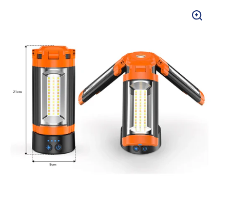 Rechargeable Folding Flashlight – Ideal for Camping & Cars