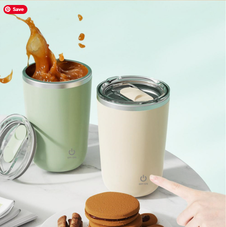 Automatic Self Stirring Mug – 350ml Magnetic Mixer Cup