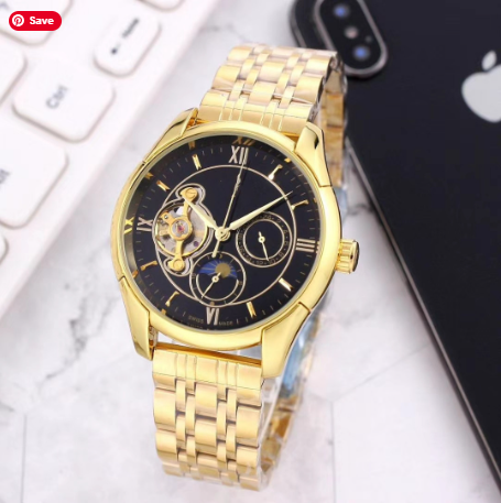 Luxury Skeleton Mechanical Watch – Automatic Men’s Timepiece uae