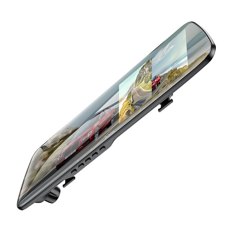 Hoco DV4 Rearview Mirror Driving Recorder | UAE