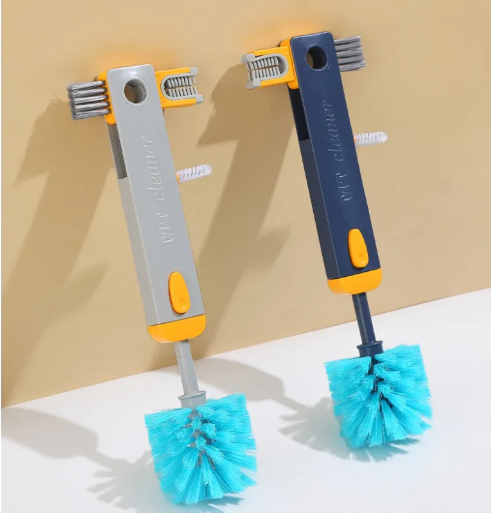 4-in-1 Bottle Gap Cleaner Brush – Multi-Purpose Cleaning Tool