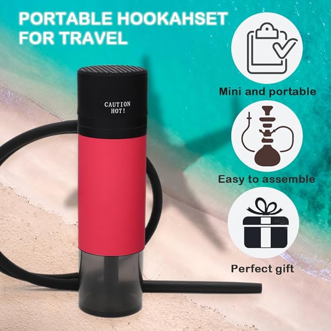 Portable Travel Hookah – Compact Hookah for Travel & Outdoor Use | Hookah Accessory UAE