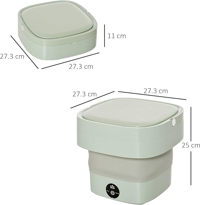 Foldable Mini Laundry Machine – Portable & Compact Washer