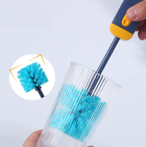 4-in-1 Bottle Gap Cleaner Brush – Multi-Purpose Cleaning Tool