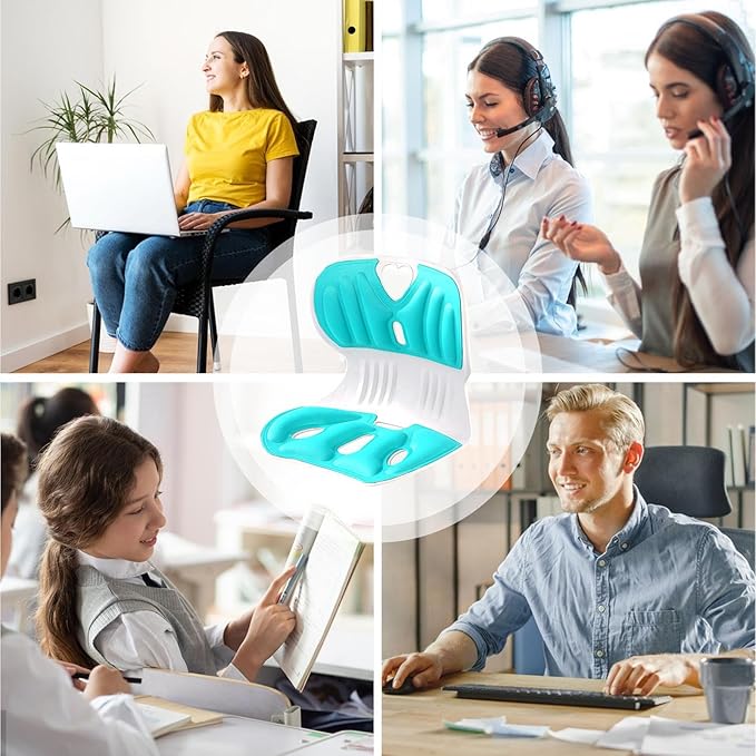 Ergonomic Seat Cushion – Posture Corrector & Hip Support Pad