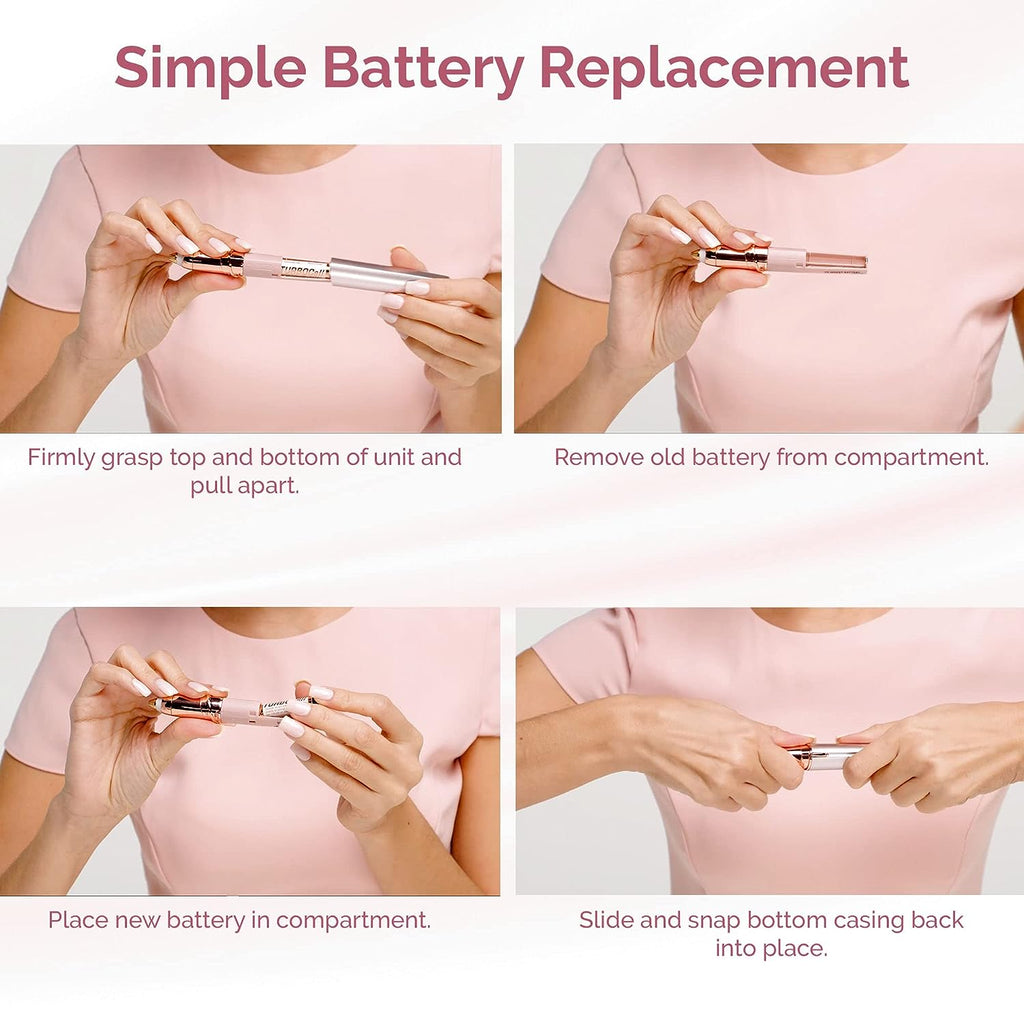 Flawless Brows Hair Remover – Electric Eyebrow Razor for Women