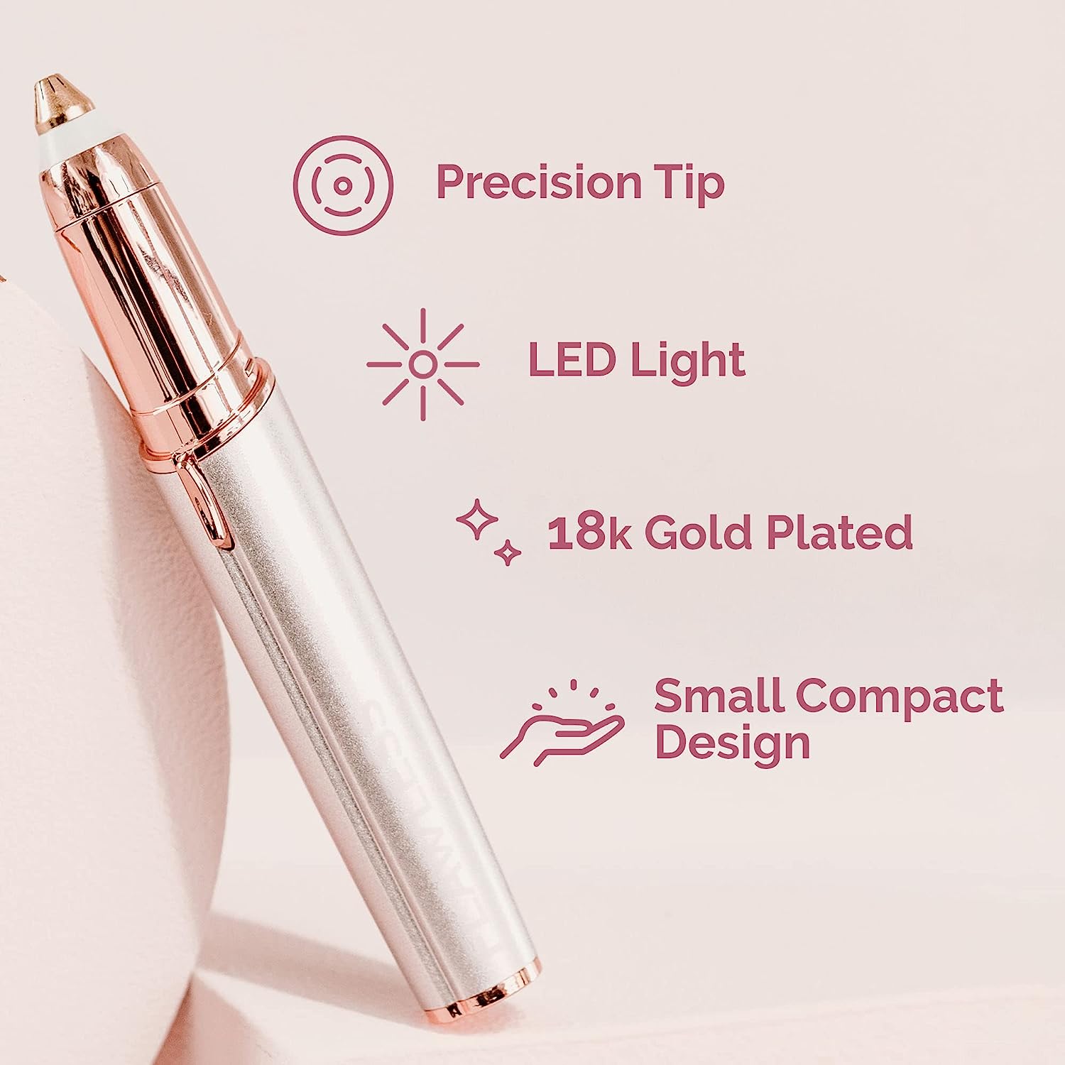 Flawless Brows Hair Remover – Electric Eyebrow Razor for Women