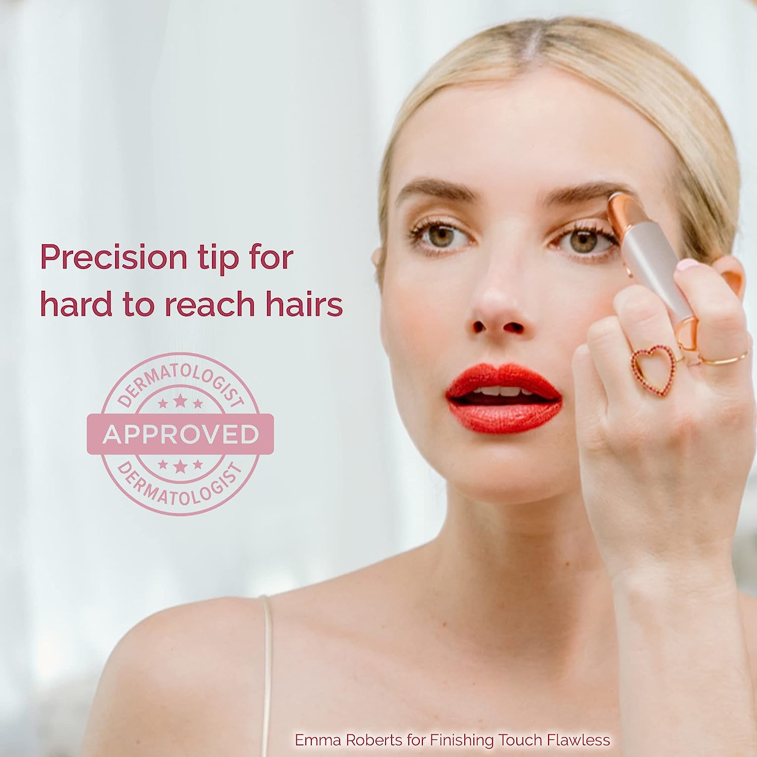 Flawless Brows Hair Remover – Electric Eyebrow Razor for Women