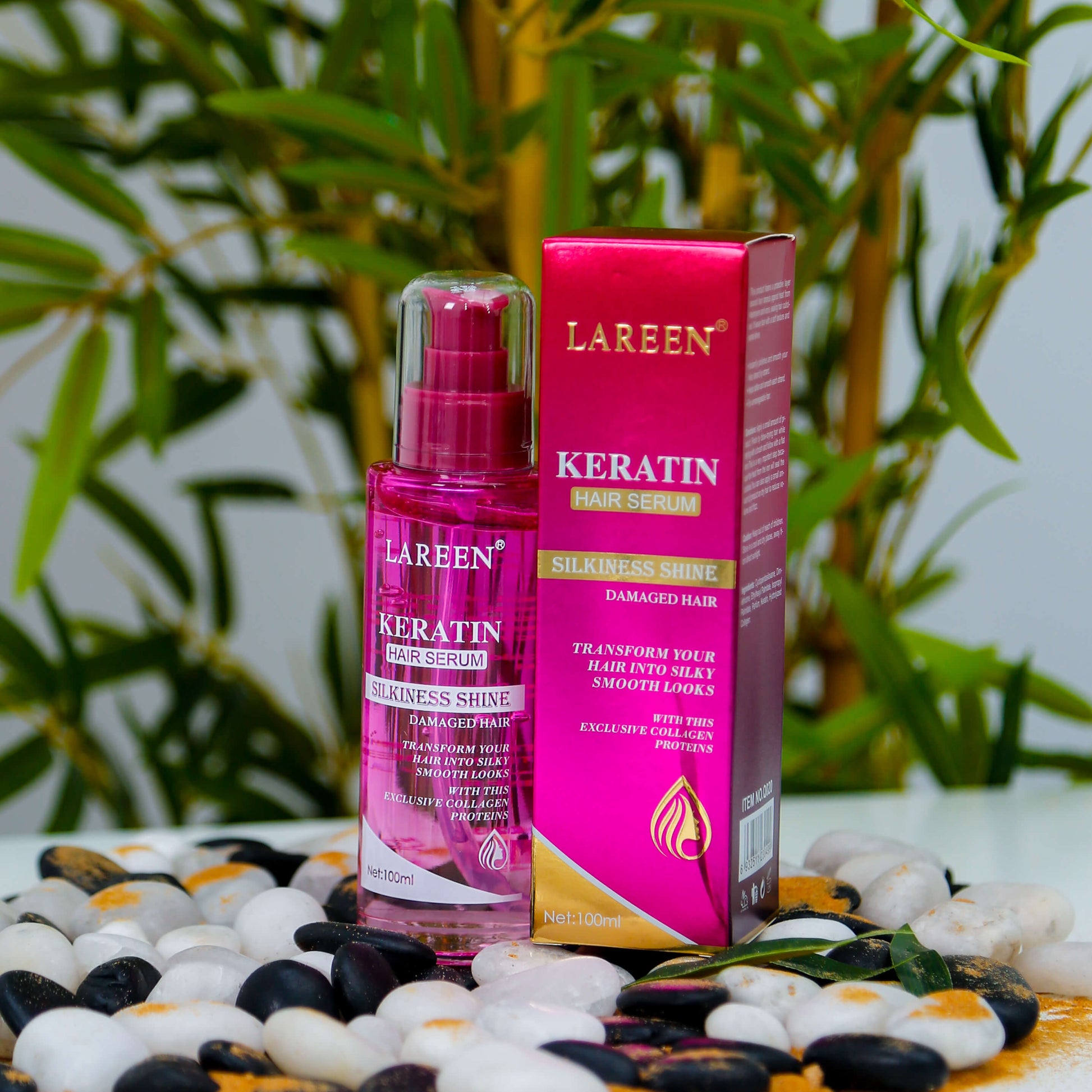 Buy Lareen Hair Serum for Frizz-Free, Shiny Hair – Nourishing Keratin Formula | UAE Delivery