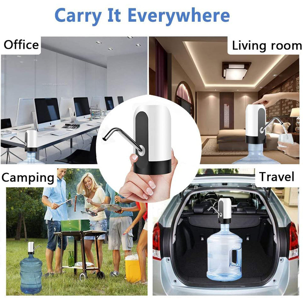 Electric Portable Water Dispenser Pump | USB Rechargeable