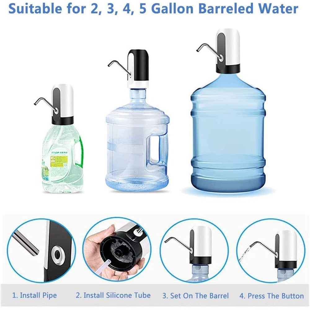 Electric Portable Water Dispenser Pump | USB Rechargeable