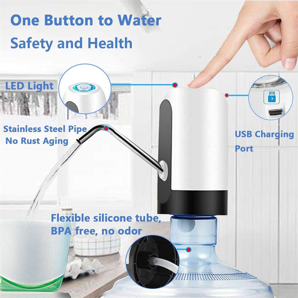 Electric Portable Water Dispenser Pump | USB Rechargeable