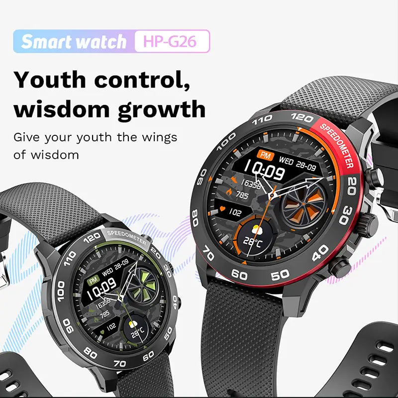 Hepu Smart Watch – Bluetooth Calling, IP68 Waterproof | UAE