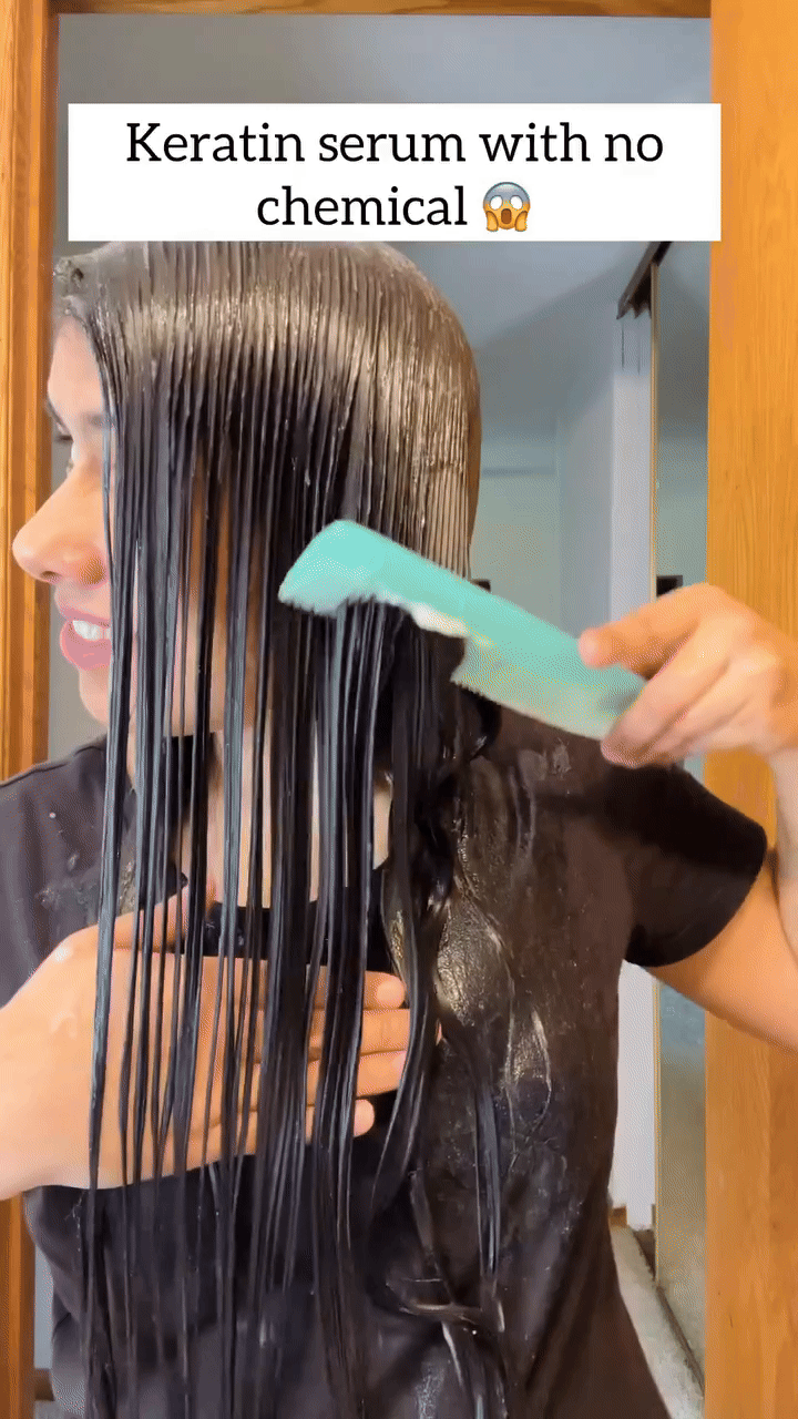 Buy Lareen Hair Serum for Frizz-Free, Shiny Hair – Nourishing Keratin Formula | UAE Delivery
