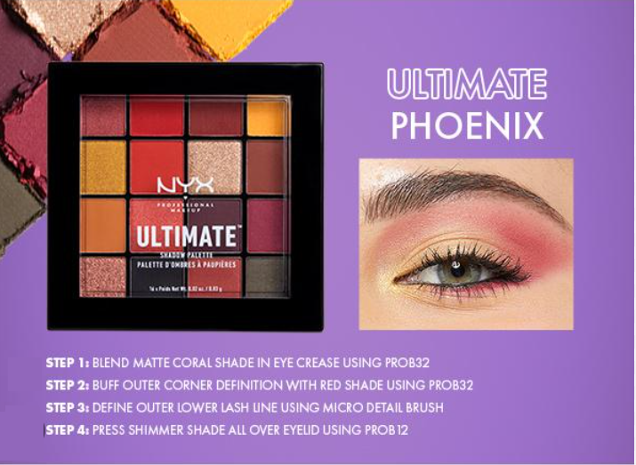 NYX Eyeshadow Palette – 16 Bold Shades for Day & Night (UAE)