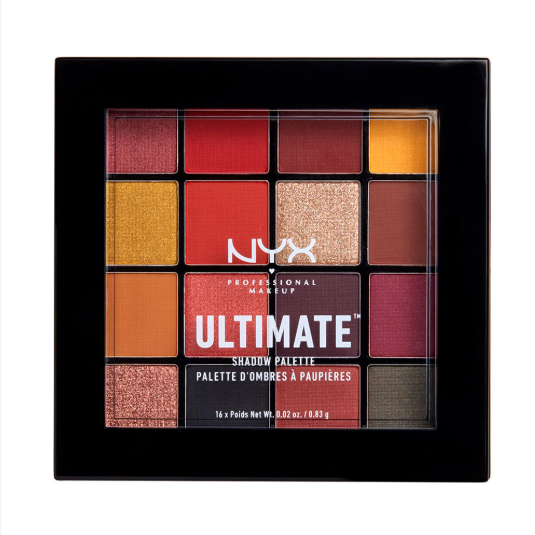NYX Eyeshadow Palette – 16 Bold Shades for Day & Night (UAE)