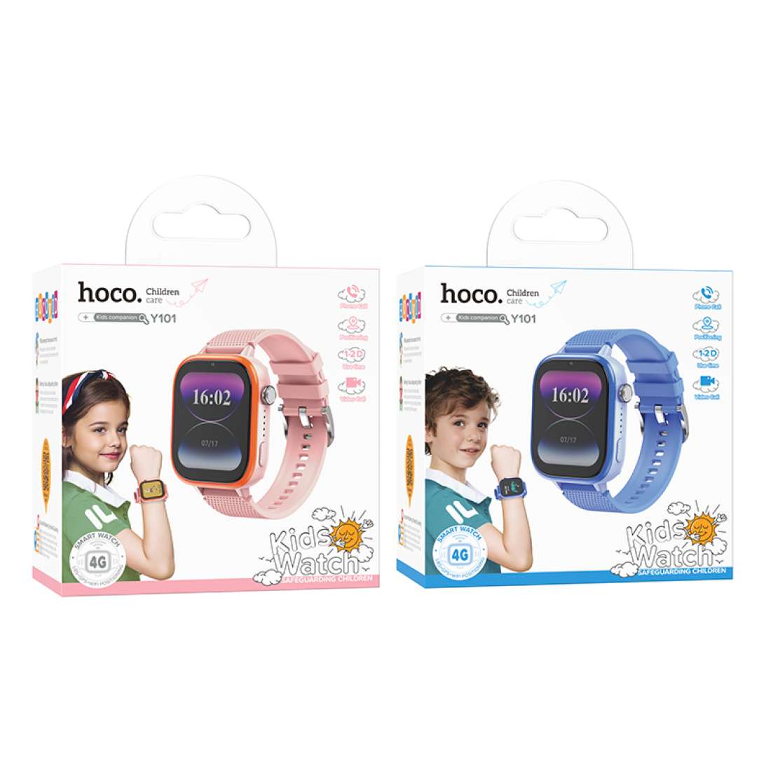 Hoco Y101 Kids Smart Watch – SIM, Calls & Long Battery Life