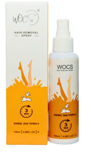 Wocs Hair Removal Spray for Girls & Women | Fast-Acting Normal Skin Formula