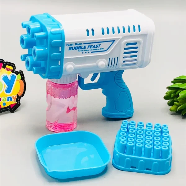 Bazooka Bubble Water Gun | Rechargeable Bubble Blaster Toy for Kids | Outdoor Fun