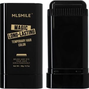 Temporary Hair Color Brush, Long-Lasting, Dark Brown, 20g