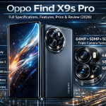 📱 Oppo Find X9s Pro – Full Specifications, Features, Price & Review (2026)