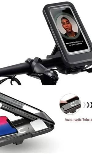 Waterproof Bike Phone Holder 360° Rotation | Handlebar Mobile Mount for Bicycle & Motorcycle
