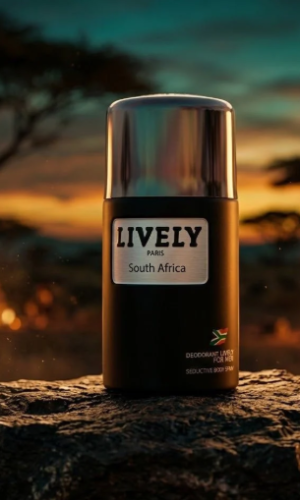 LIVELY Paris South Africa deodorant body spray for men long lasting fragrance