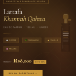 Lattafa Khamrah Qahwa Review – GadgetYaar Blog
