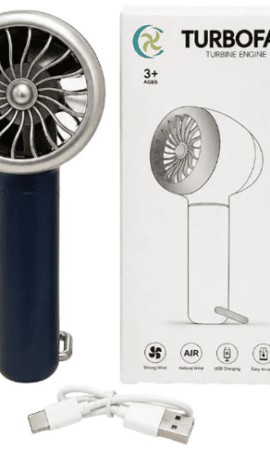 TurboFan rechargeable mini cooling fan portable USB handheld fan