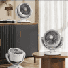 FT-905 rechargeable fan LED display showing speed level and battery status Pakistan