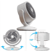 FT-905 mini desktop fan front grille view showing oscillating circulation design for home and office use Pakistan