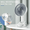 Rechargeable 3-in-1 clip fan USB charging port showing fast charging capability for cordless wire free operation Pakistan