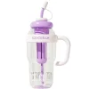 Side view of large capacity 1400ml ice cream water bottle random color