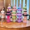 Large capacity ice cream drink bottle for summer outdoor activities and picnics