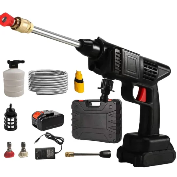 Cordless car wash spray gun 48VF high pressure washer