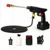 Portable cordless pressure washer for car washing