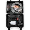 Wireless car wash spray gun with foam bottle attachment