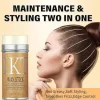 Portable hair wax stick for frizz control and hair setting
